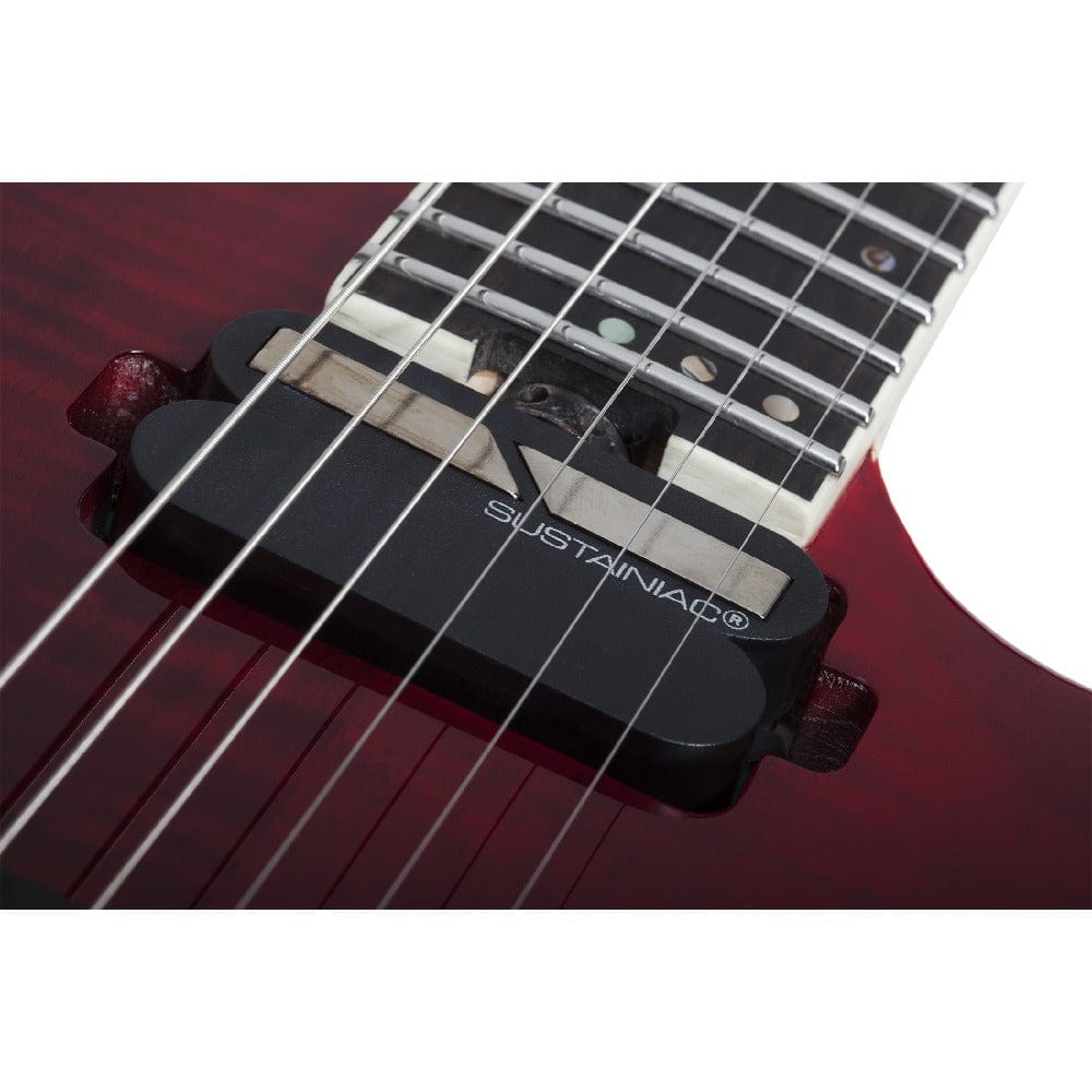 schecter electric guitars blood burst schecter c-1 fr s sls elite 6 string electric guitar