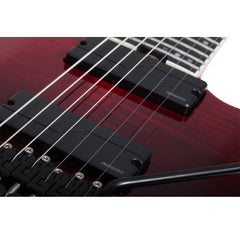 Schecter Electric Guitars Blood Burst Schecter C-7 FR SLS Elite 7 String Electric Guitar