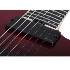 Schecter Electric Guitars Blood Burst Schecter C-7 FR SLS Elite 7 String Electric Guitar