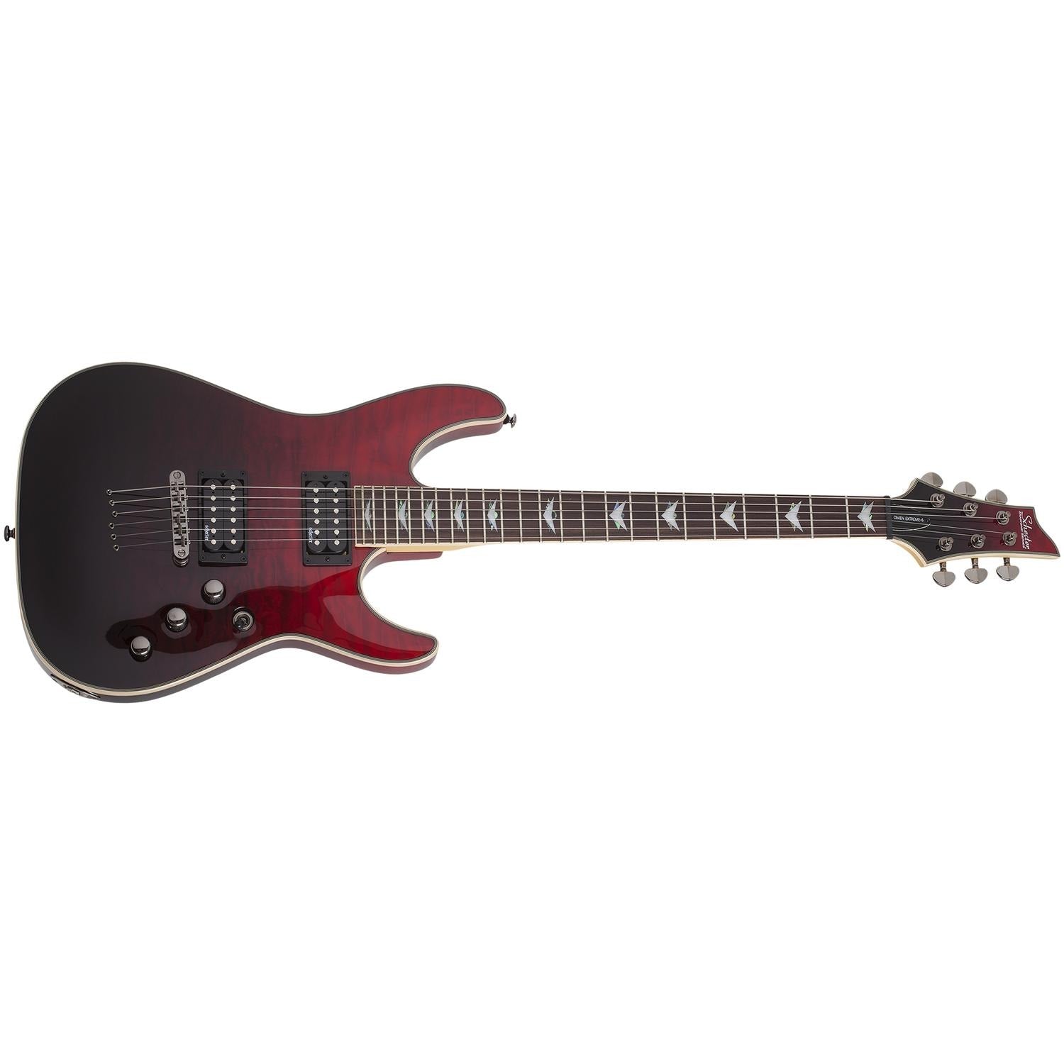 Schecter Electric Guitars Blood Burst Schecter Omen Extreme 6 Electric Guitar
