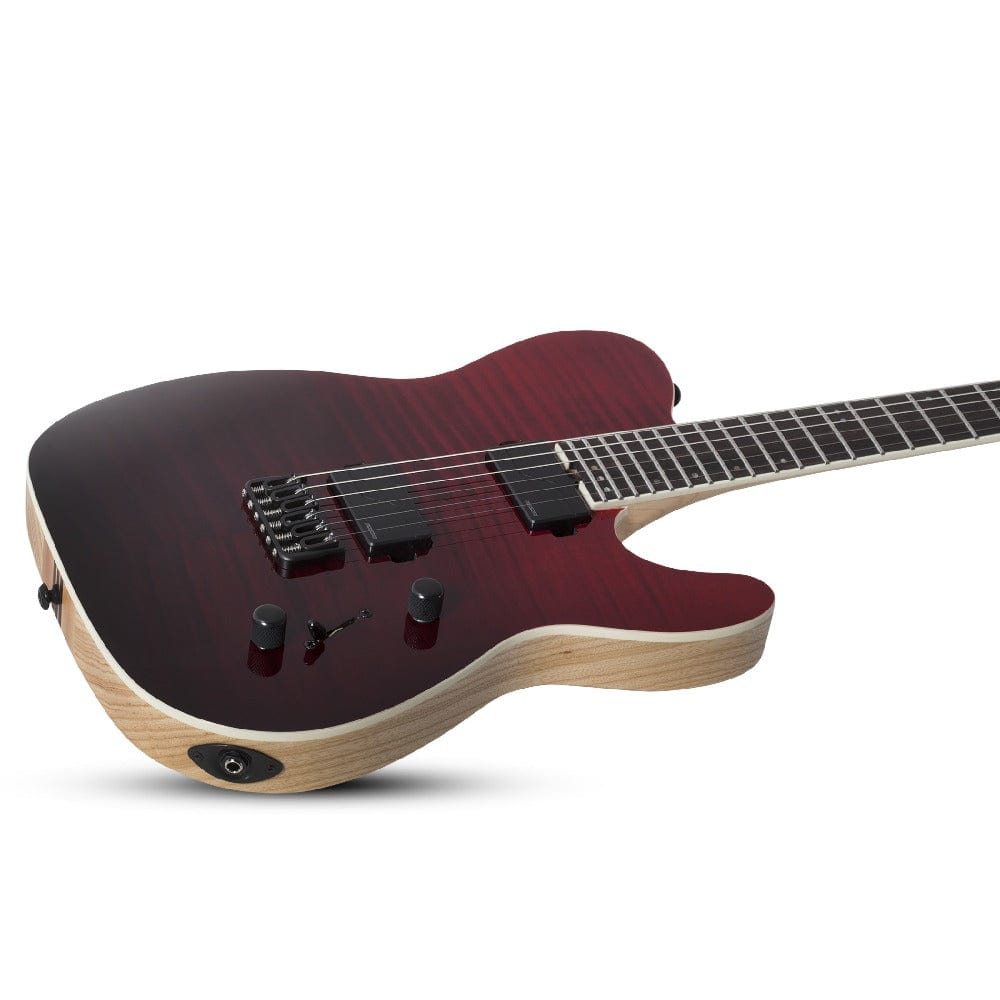 schecter electric guitars blood burst schecter pt sls elite 6 string electric guitar