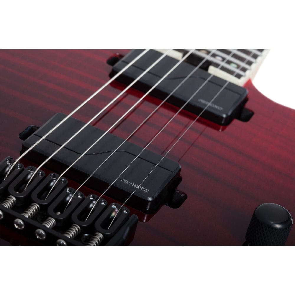 schecter electric guitars blood burst schecter pt sls elite 6 string electric guitar