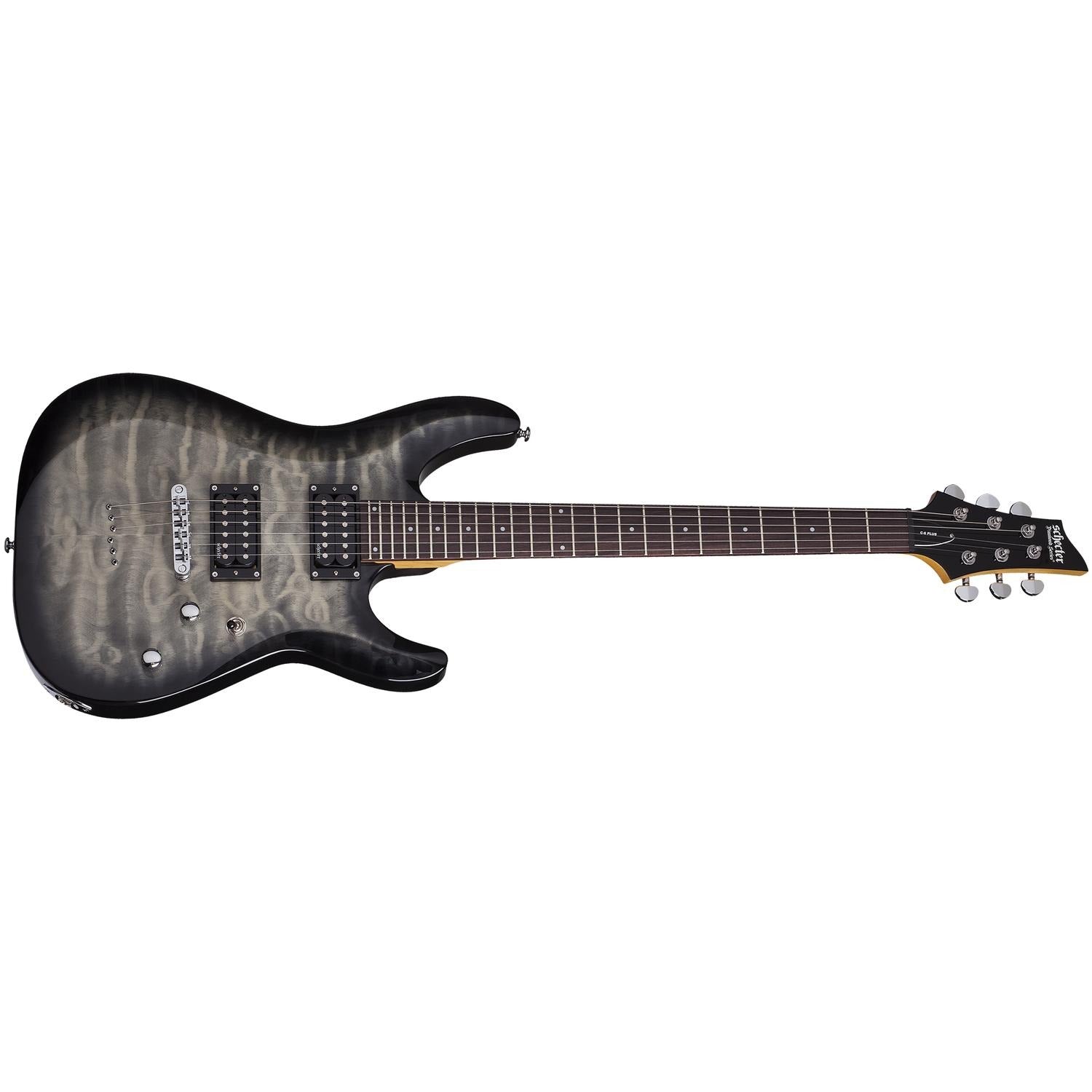 Schecter Electric Guitars Charcoal Burst Schecter C-6 Plus Electric Guitar
