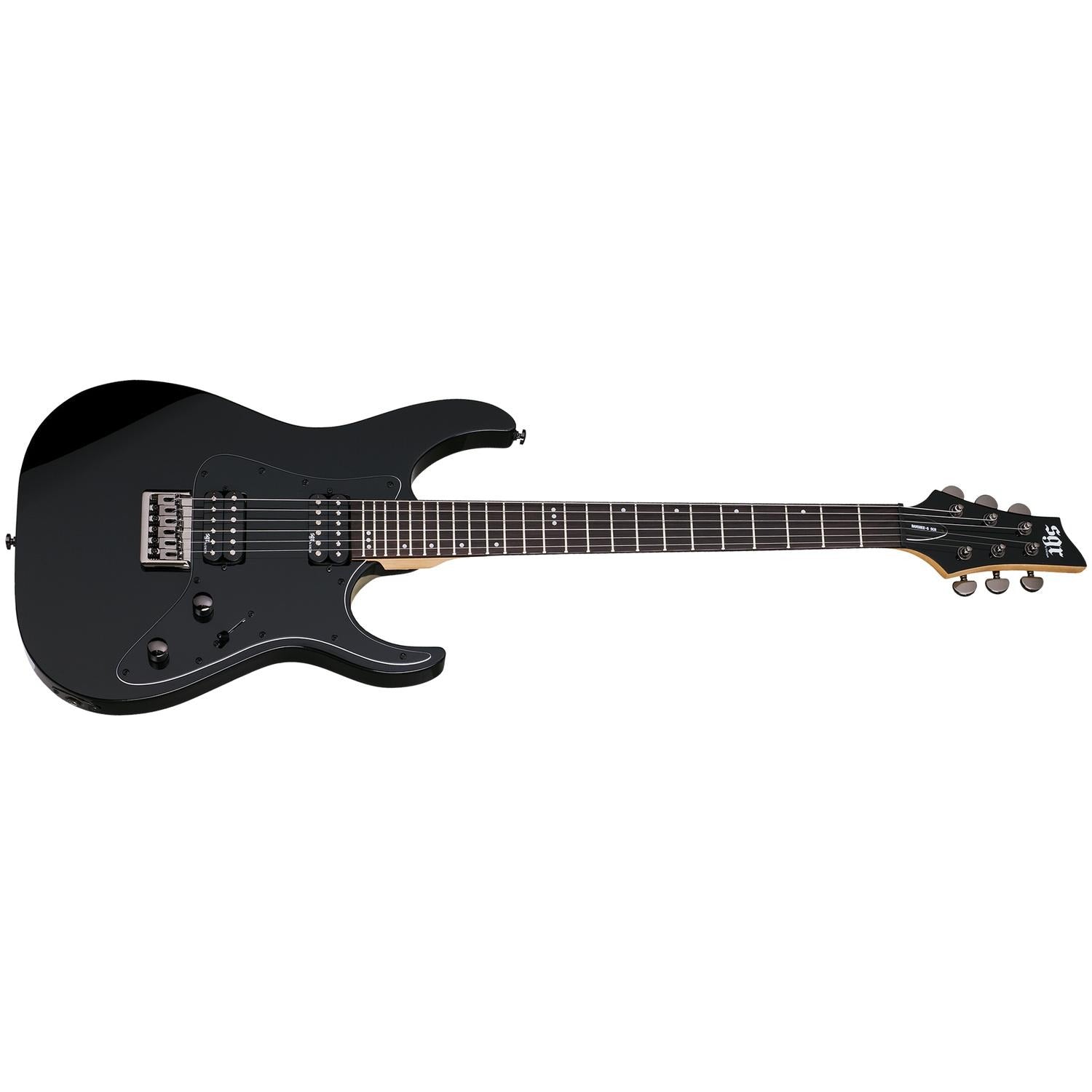 Schecter Electric Guitars Gloss Black Schecter Banshee 6 SGR 6-String Electric Guitar With Gig Bag