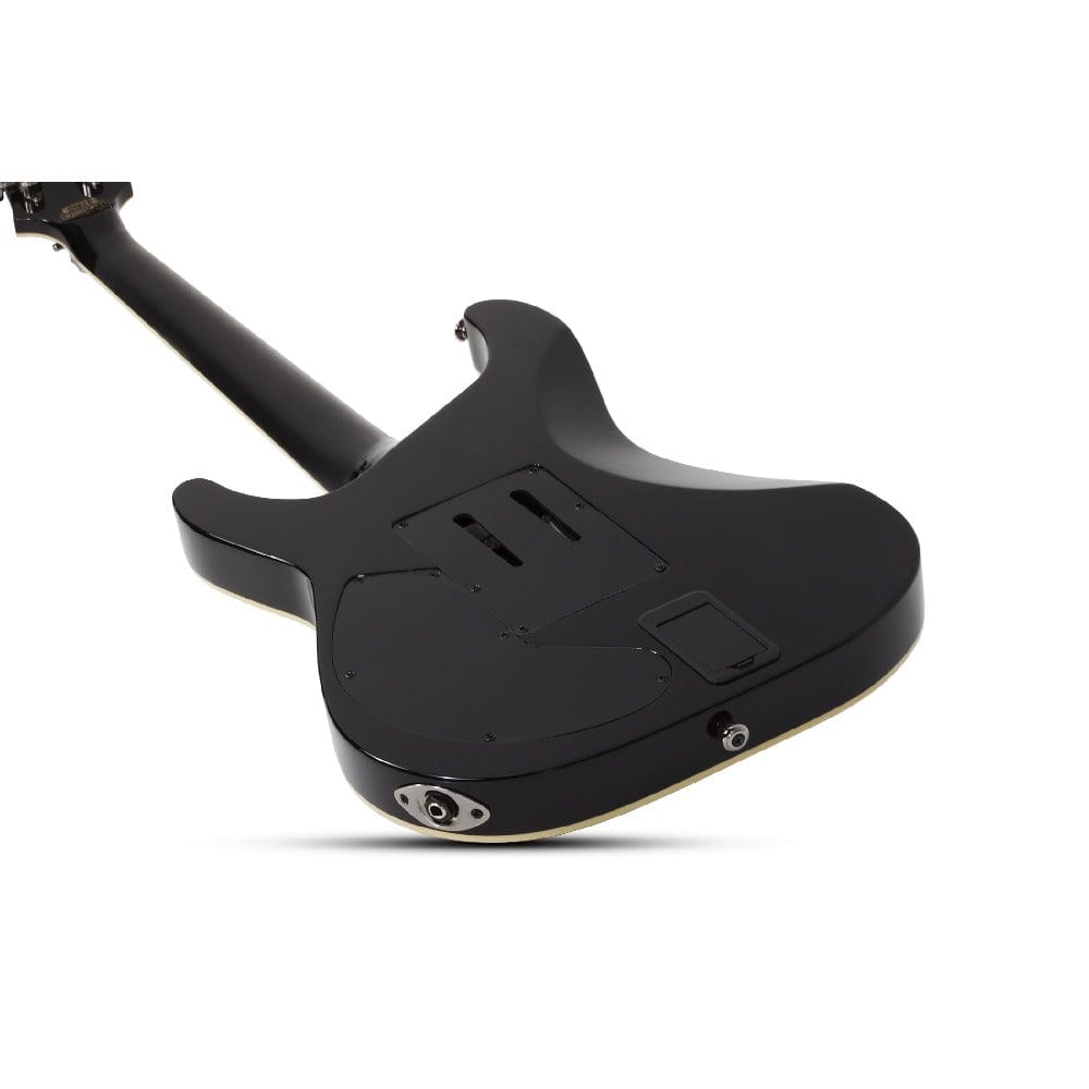 schecter electric guitars gloss black schecter c-1 fr-s blackjack 6 string electric guitar