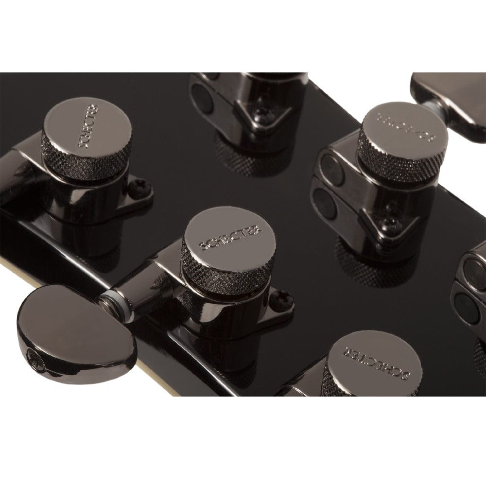 schecter electric guitars gloss black schecter tempest blackjack 6 string electric guitar