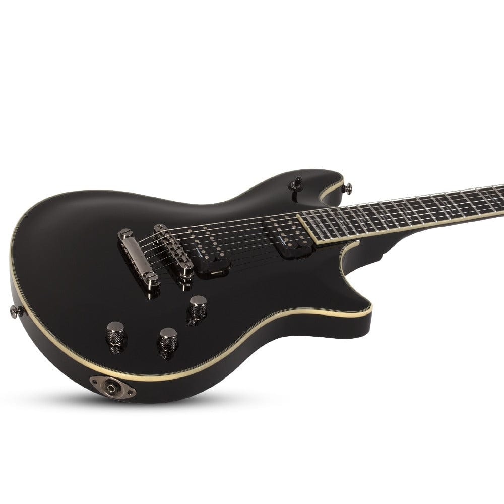 schecter electric guitars gloss black schecter tempest blackjack 6 string electric guitar