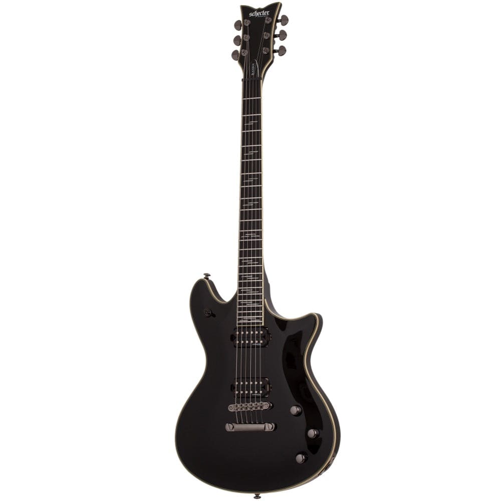 schecter electric guitars gloss black schecter tempest blackjack 6 string electric guitar
