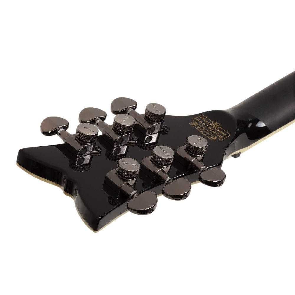 schecter electric guitars gloss black schecter tempest blackjack 6 string electric guitar