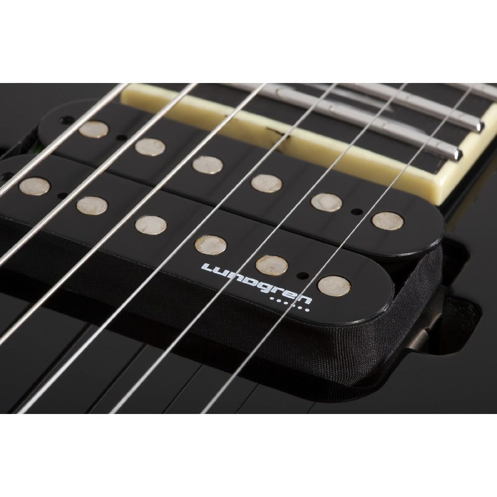 schecter electric guitars gloss black schecter tempest blackjack 6 string electric guitar