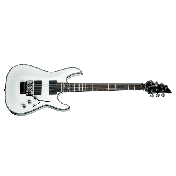 schecter electric guitars gloss white schecter hellraiser c1 fr electric guitar