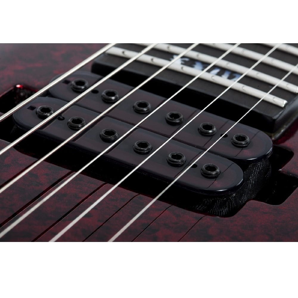 schecter electric guitars red reign schecter c-1 apocalypse 6 string electric guitar #color_red-reign