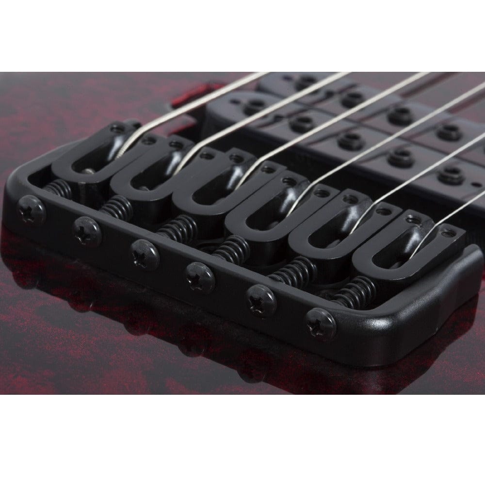 schecter electric guitars red reign schecter c-1 apocalypse 6 string electric guitar #color_red-reign