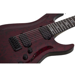 Schecter Electric Guitars Red Reign Schecter C-7 Apocalypse 7 String Electric Guitar