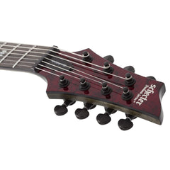 Schecter Electric Guitars Red Reign Schecter C-7 Apocalypse 7 String Electric Guitar