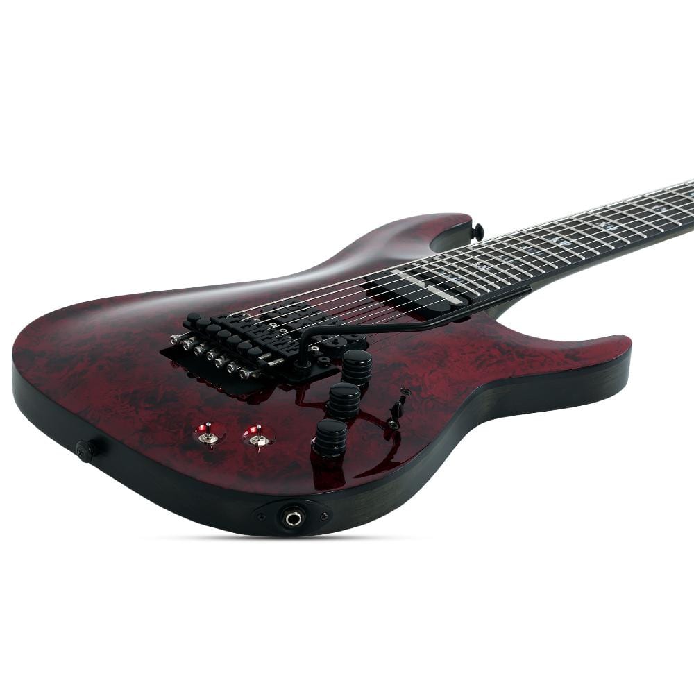 schecter electric guitars red reign schecter c7 fr s apocalypse 7 string electric guitar