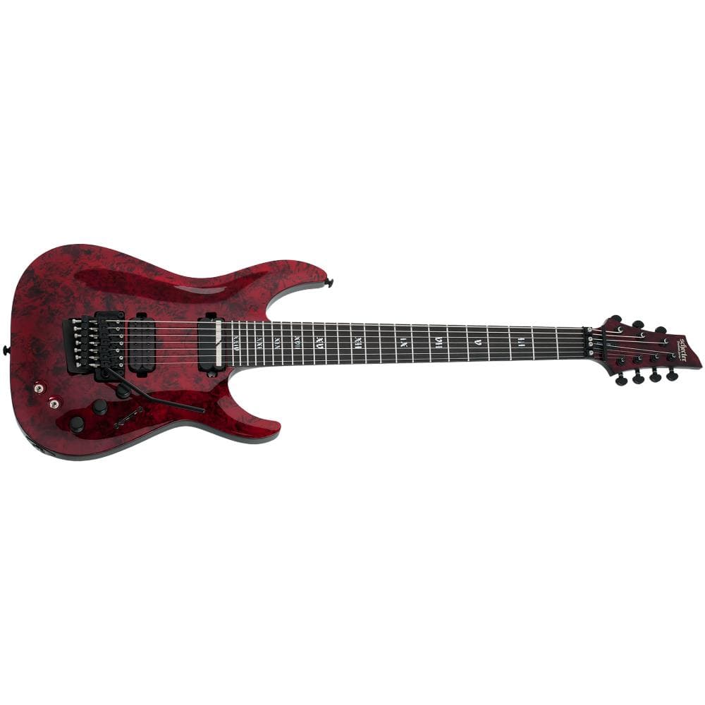 schecter electric guitars red reign schecter c7 fr s apocalypse 7 string electric guitar
