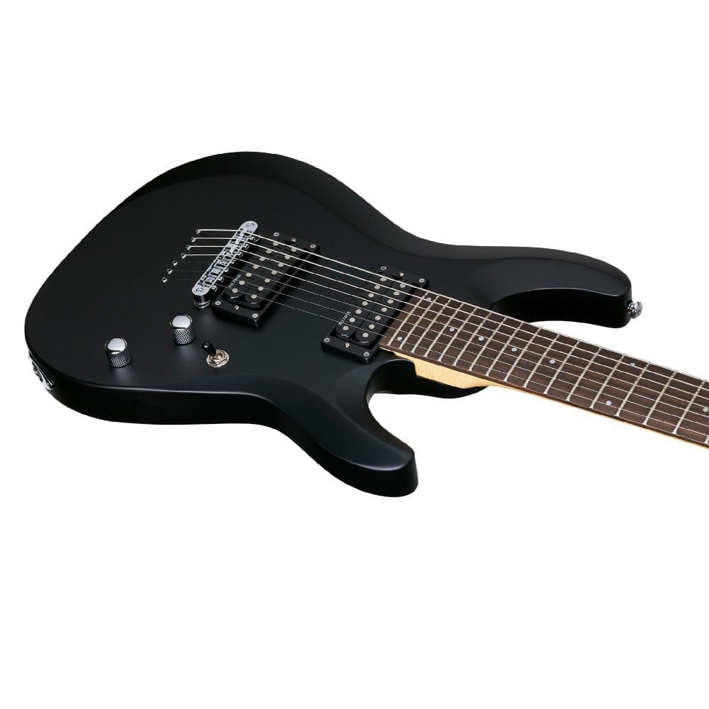 schecter electric guitars satin black schecter c-7 deluxe 7 string electric guitar