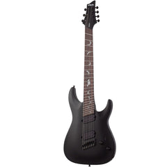 Schecter Electric Guitars Satin Black Schecter Damien-7 Multiscale 7 String Electric Guitar