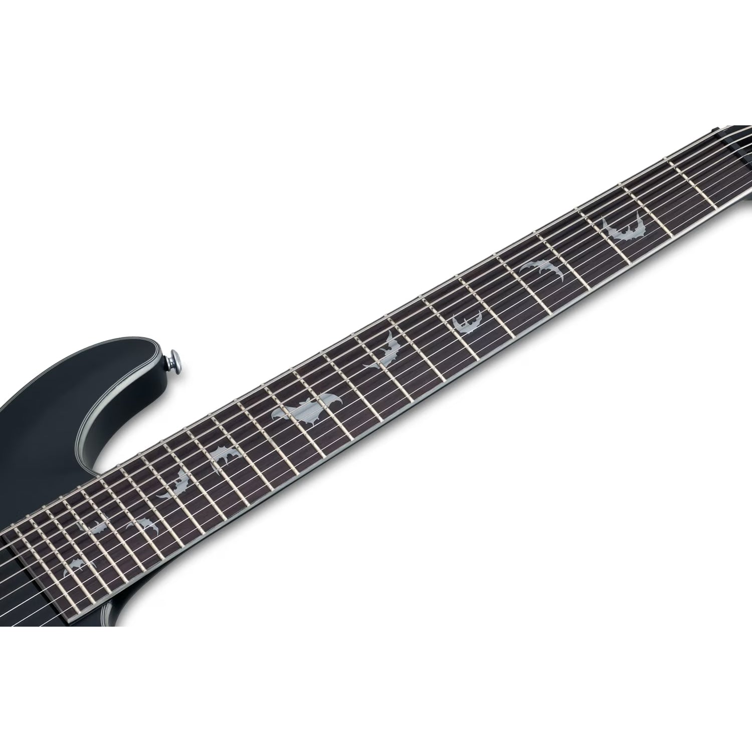 Schecter Electric Guitars Satin Black Schecter Damien Platinum-8 8 String Electric Guitar
