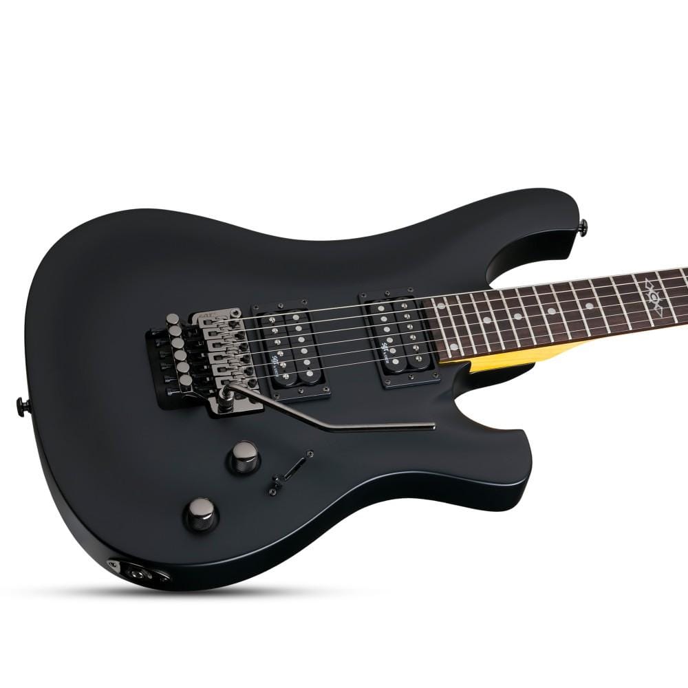 schecter electric guitars schecter 006 sgr 6 string electric guitar with gig bag #color_midnight-satin-black