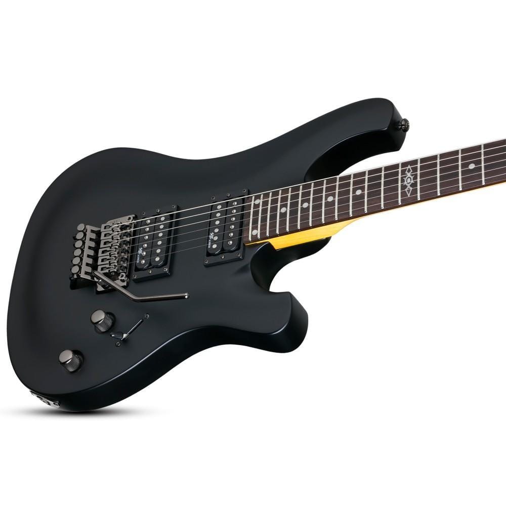 schecter electric guitars schecter 006 sgr 6 string electric guitar with gig bag #color_midnight-satin-black