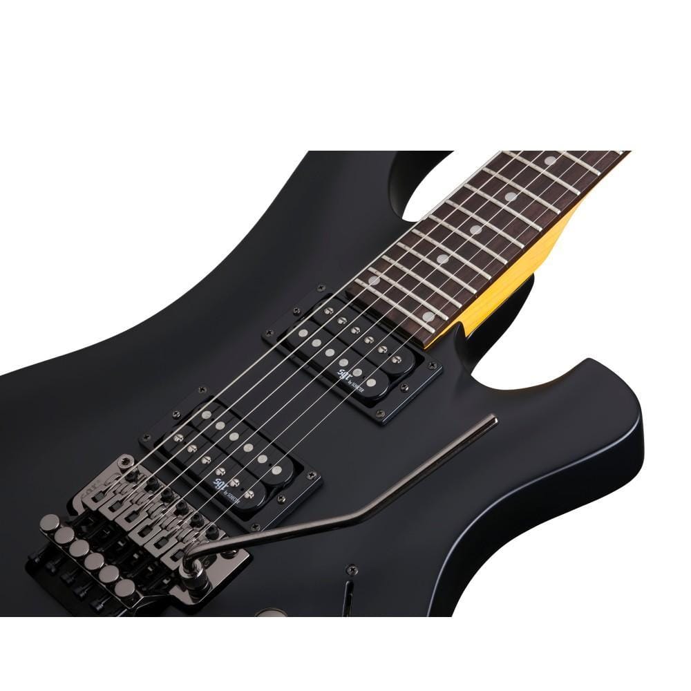 schecter electric guitars schecter 006 sgr 6 string electric guitar with gig bag #color_midnight-satin-black