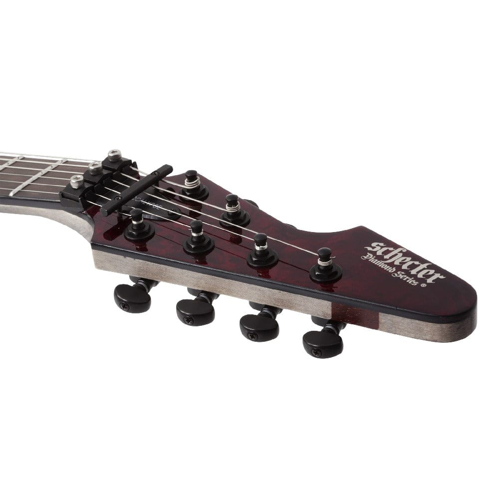 schecter electric guitars schecter avenger fr-s 6 string electric guitar