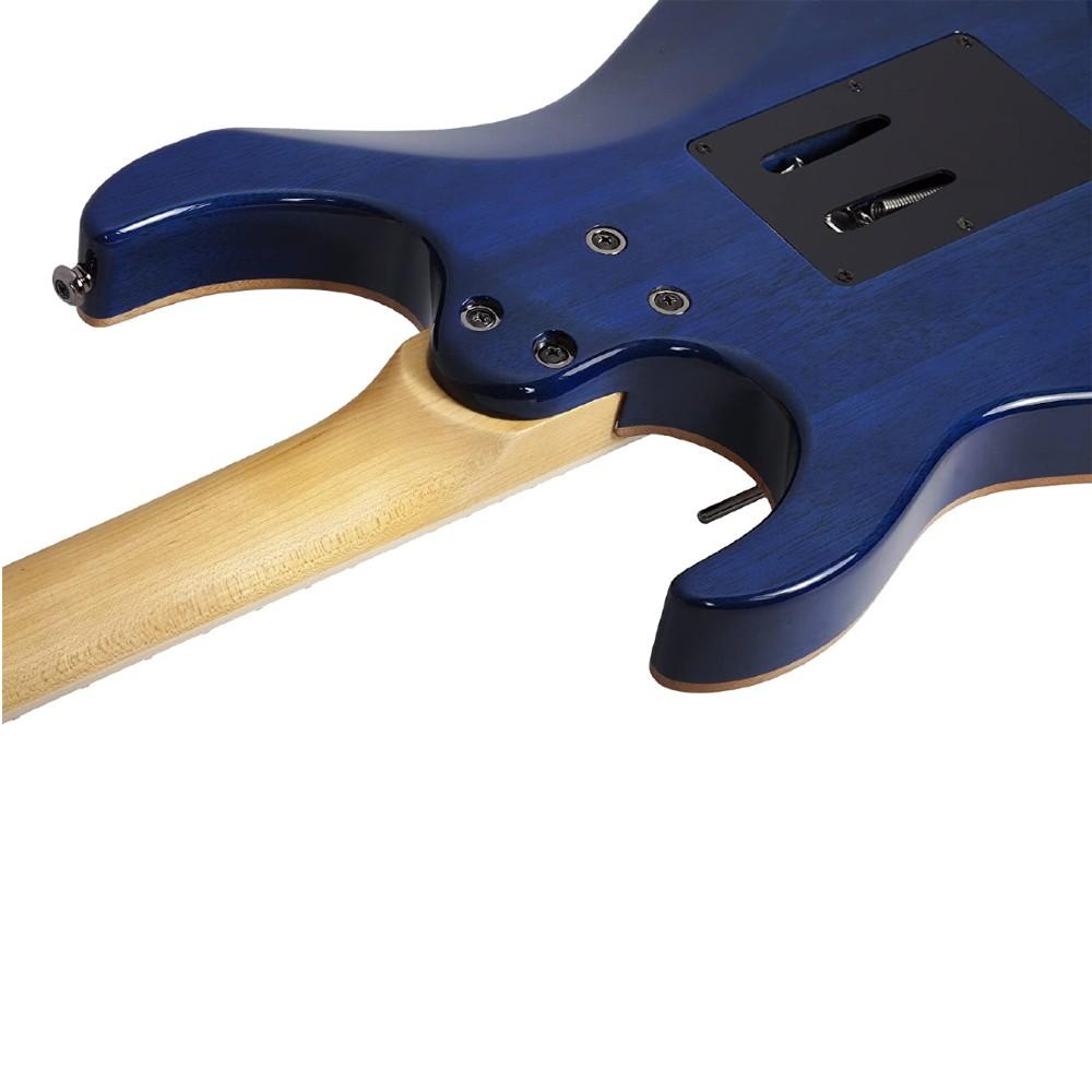 schecter electric guitars schecter banshee-6 fr extreme 6-string electric guitar #color_ocean-blue-burst