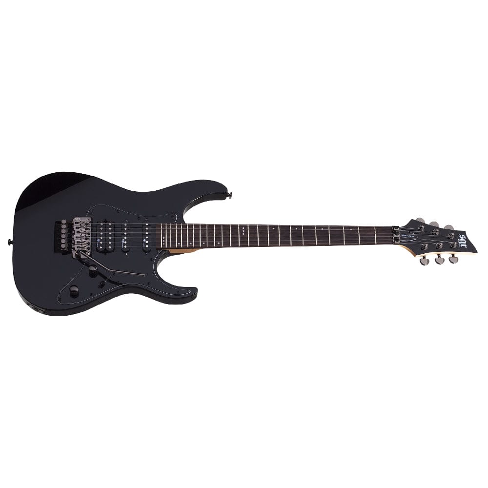 schecter electric guitars schecter banshee-6 fr sgr 6-string electric guitar with gig bag- gloss black