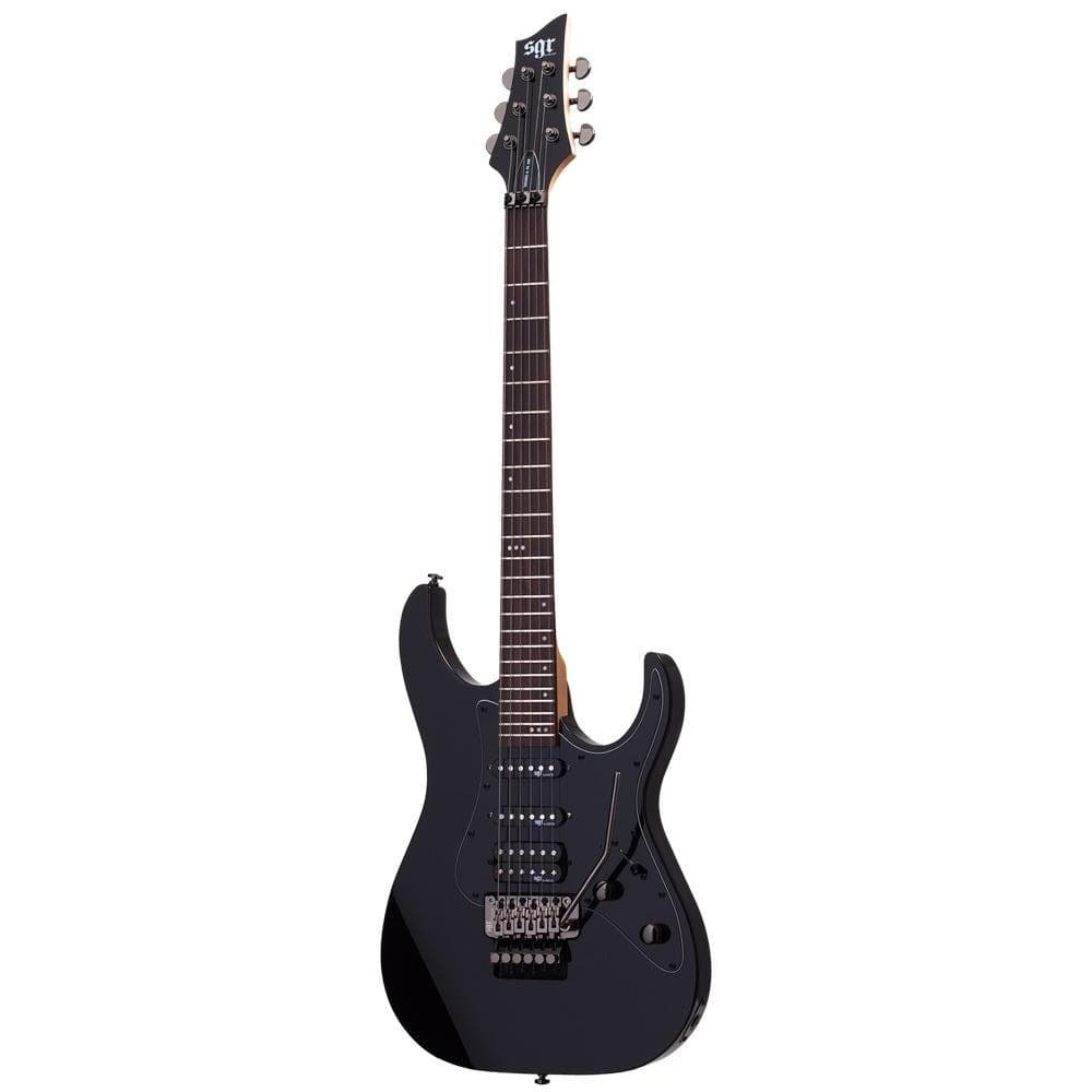 schecter electric guitars schecter banshee-6 fr sgr 6-string electric guitar with gig bag- gloss black
