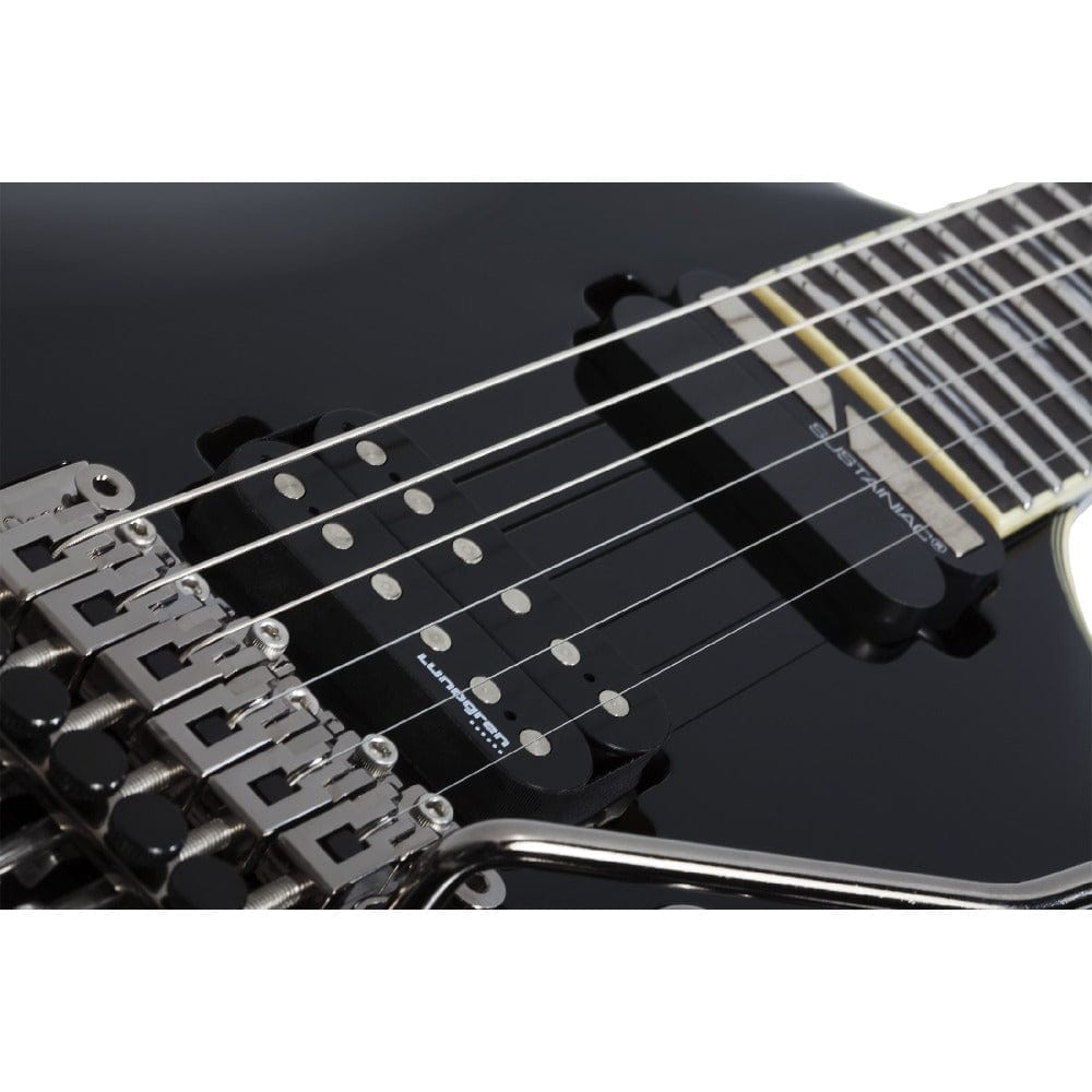 schecter electric guitars schecter c-1 fr-s blackjack 6 string electric guitar