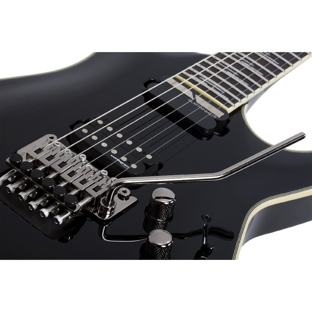 schecter electric guitars schecter c-1 fr-s blackjack 6 string electric guitar