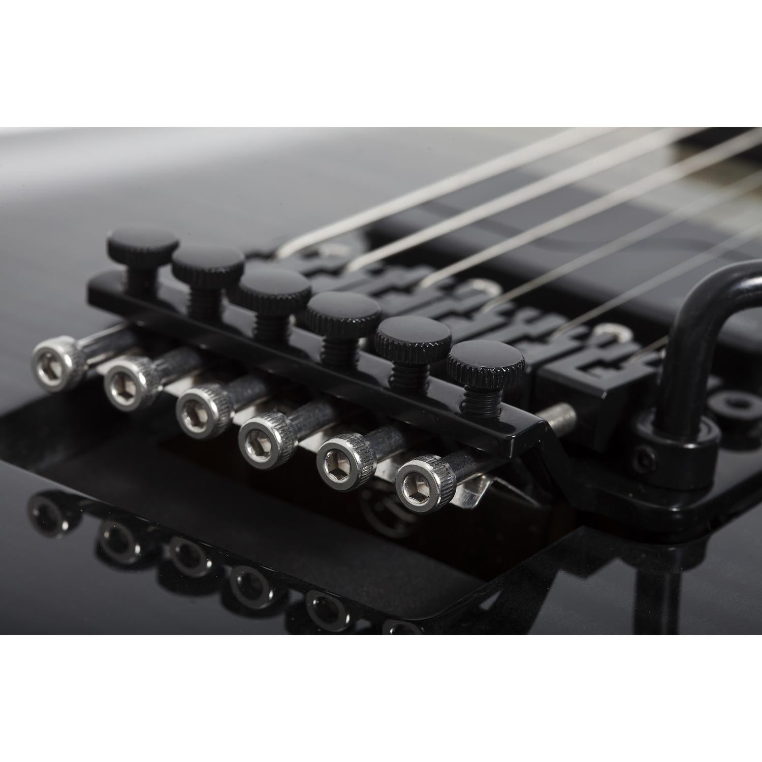 Schecter Electric Guitars Schecter C-1 FR S SLS Elite 6 Strings Electric Guitar- Black Fade Burst