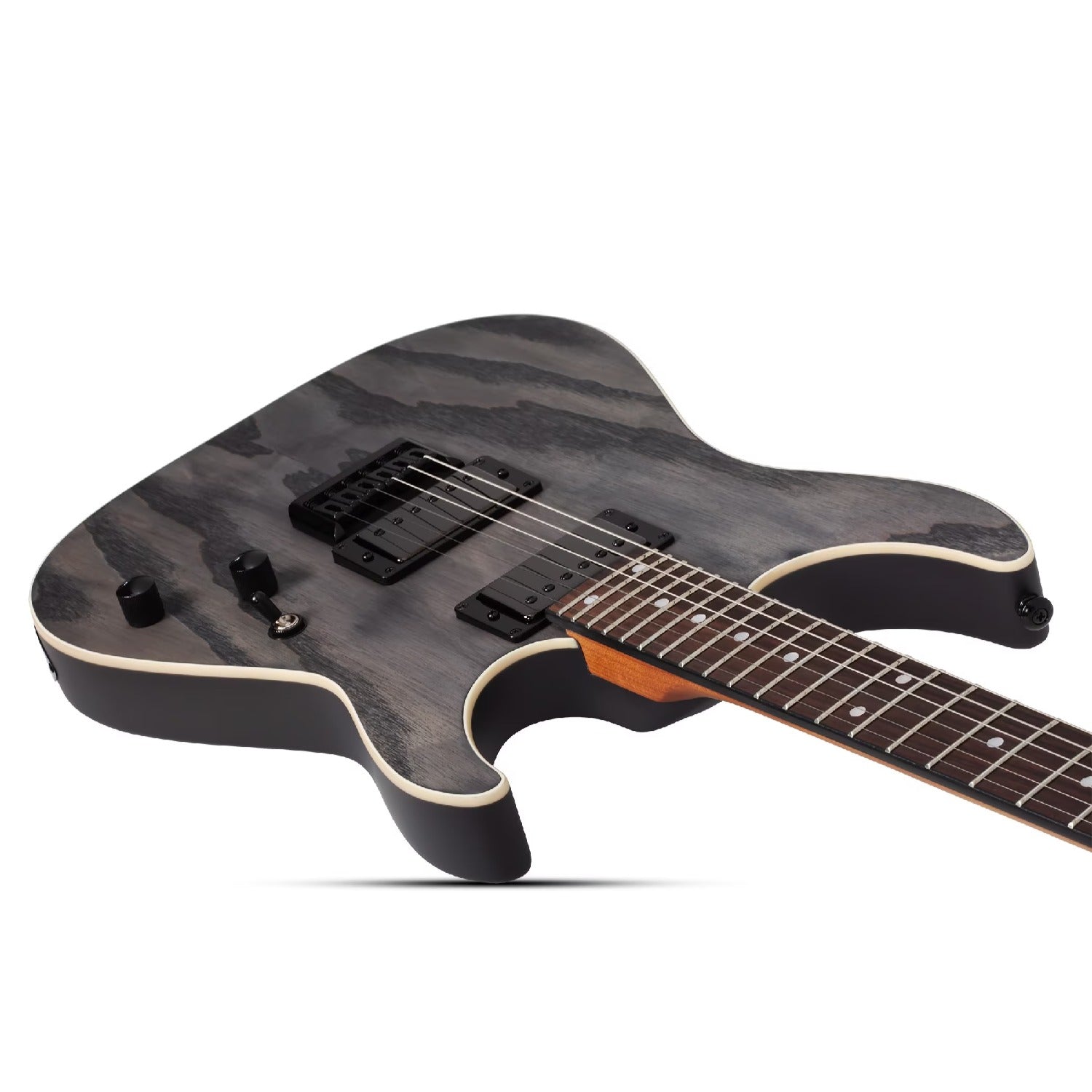 Schecter Electric Guitars Schecter C-1 Standard 6 String Electric Guitar #color_charcoal-satin