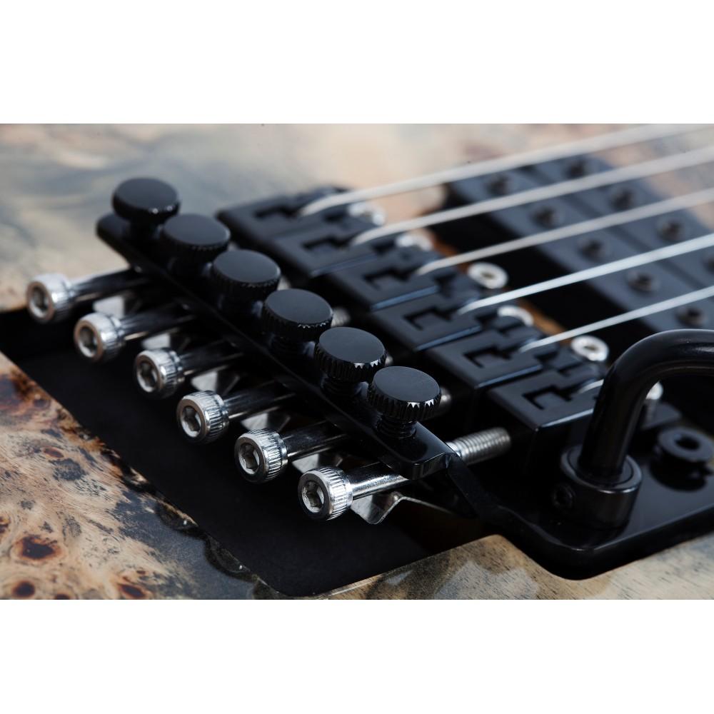 schecter electric guitars schecter c-6 pro fr 6-strings electric guitar #color_charcoal-burst