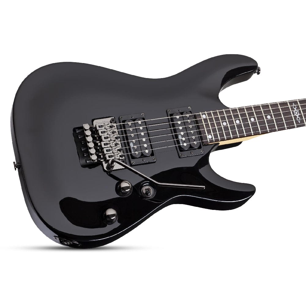 schecter electric guitars schecter c1 fr sgr 6 string electric guitar with gig bag