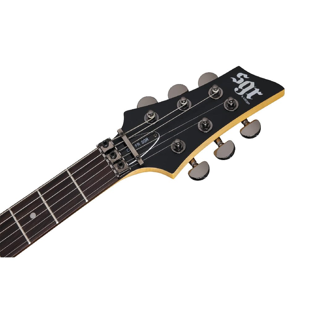 schecter electric guitars schecter c1 fr sgr 6 string electric guitar with gig bag #color_midnight-satin-black