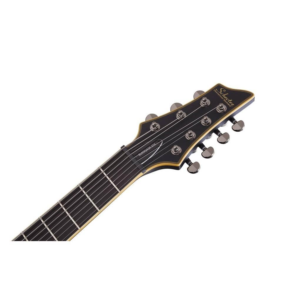 schecter electric guitars schecter c7 atx absn blackjack electric guitar - aged black satin