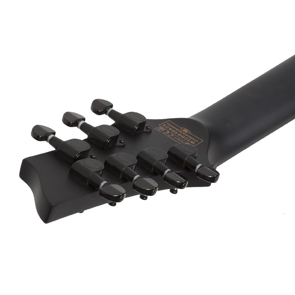 schecter electric guitars schecter damien-7 7 string electric guitar - black