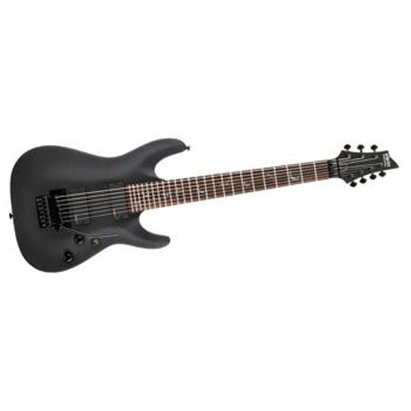 schecter electric guitars schecter damien 7 fr electric guitar, 7-string with emg pickups