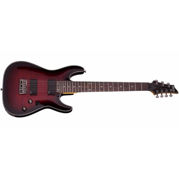 schecter electric guitars schecter damien elite-7 7-string electric guitar