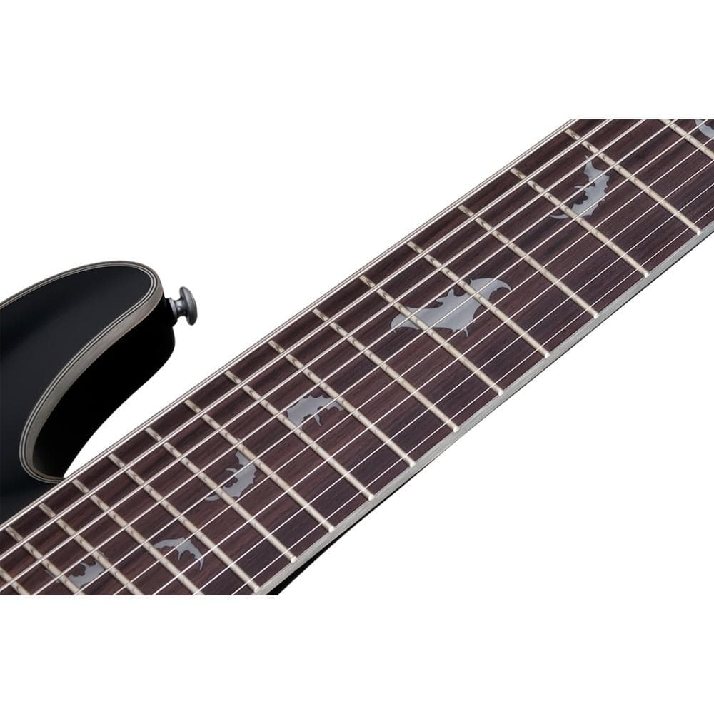 schecter electric guitars schecter damien platinum-9 9-strings electric guitar- satin black