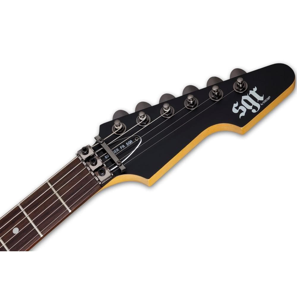 schecter electric guitars schecter guitar research avenger fr 6 string electric guitar with gig bag
