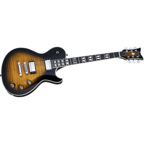 schecter electric guitars schecter guitar research solo-6 electric guitar vintage sunburst