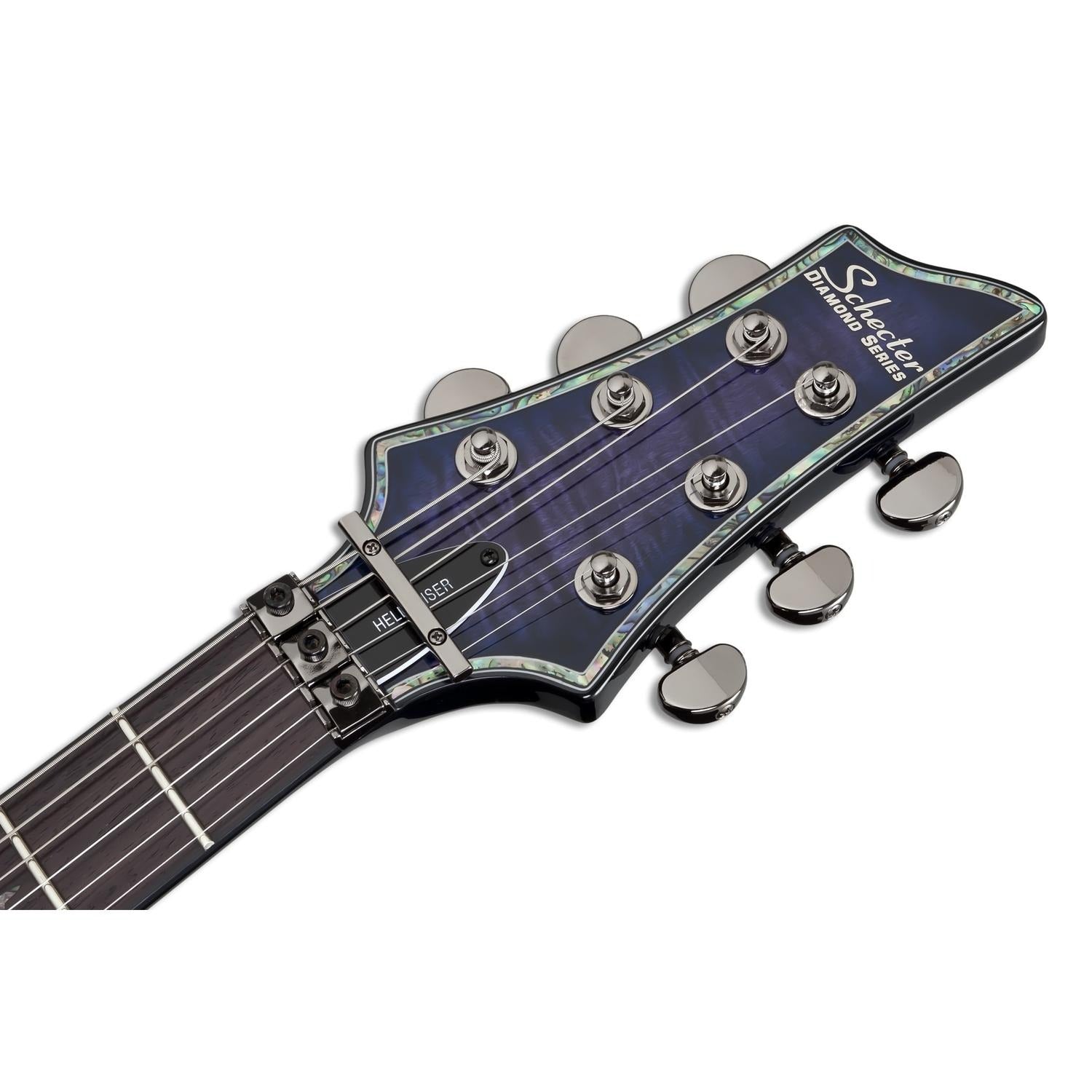 Schecter Electric Guitars Schecter Hellraiser C-1 FR Electric Guitar - Trans Purple Burst