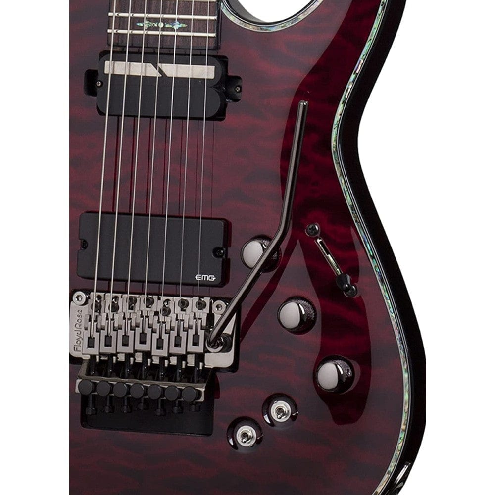 schecter electric guitars schecter hellraiser c-7 fr s electric guitar