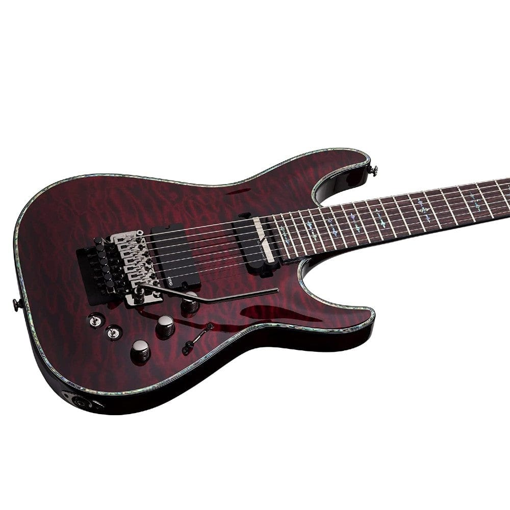 schecter electric guitars schecter hellraiser c-7 fr s electric guitar