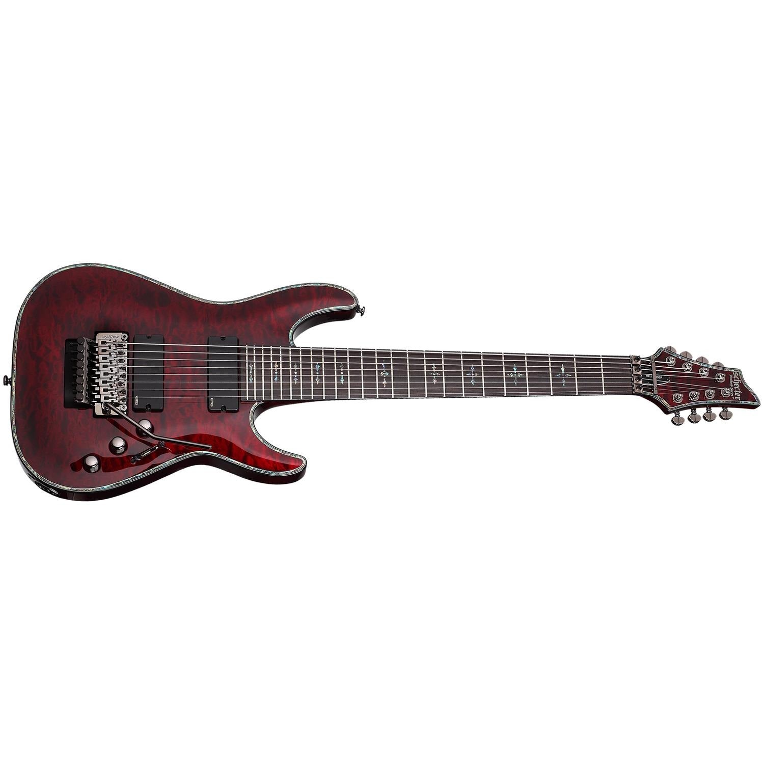 Schecter Electric Guitars Schecter Hellraiser C-8 FR Electric Guitar - Black Cherry