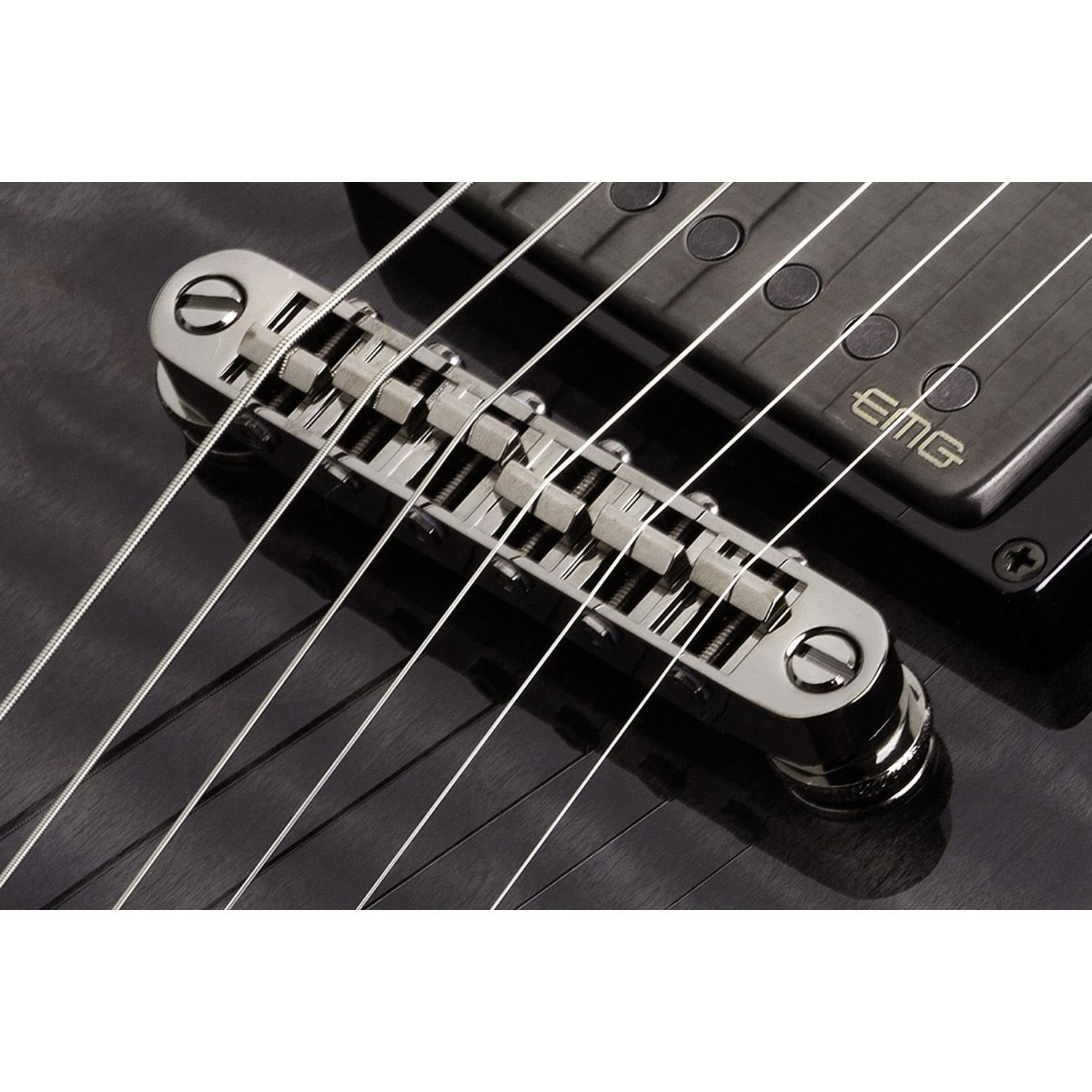 Schecter Electric Guitars Schecter Hellraiser Hybrid C-7 Electric Guitar - Trans Black Burst